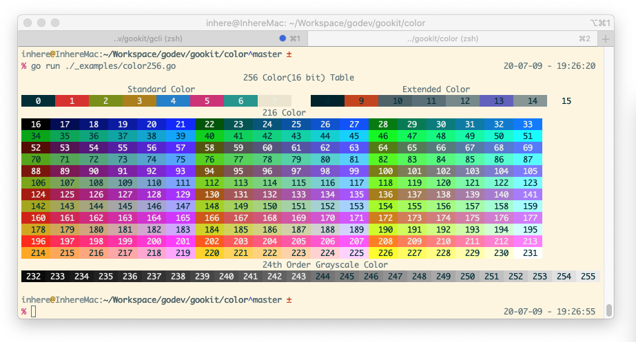 Color - A command-line color library with true color support, universal ...